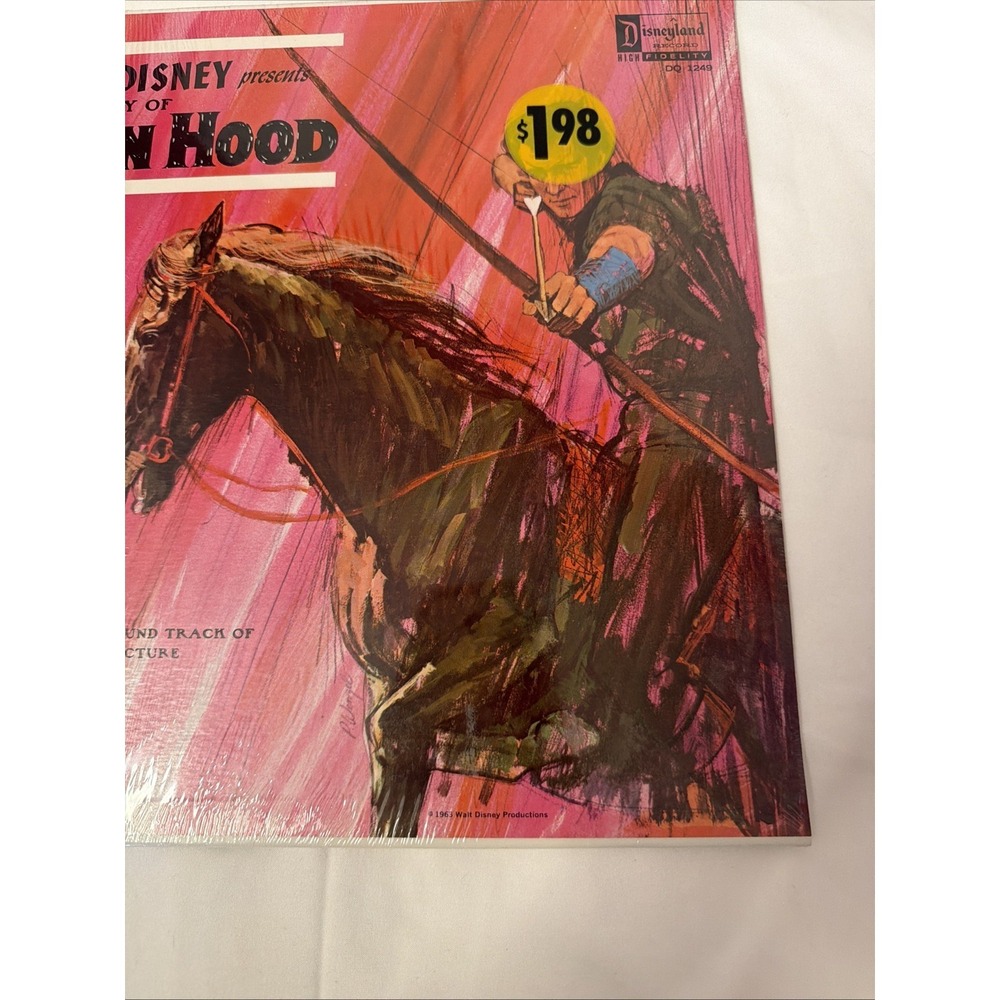 Walt Disney The Story Of Robin Hood Vintage Vinyl Record LP Rare Sealed DQ1249 - Picture 15 of 16